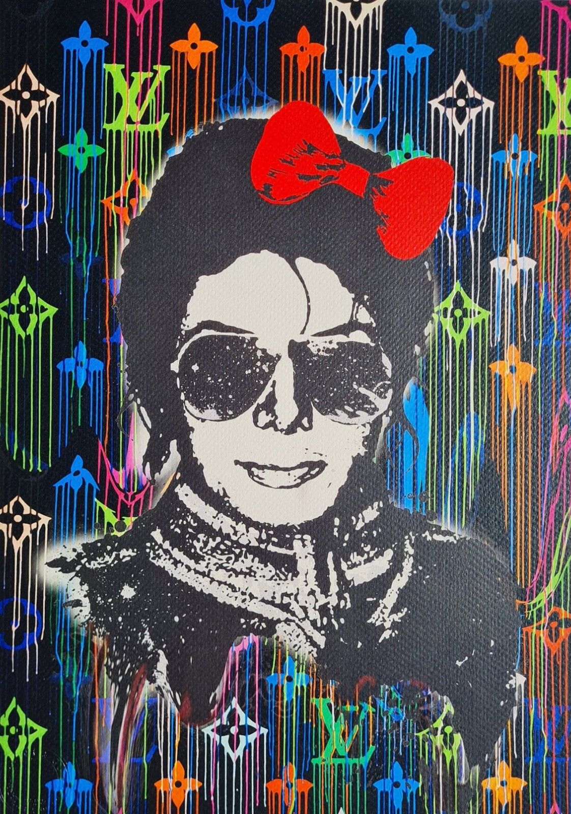 Death Nyc * Michael Jackson * 45 X 32 Cm * Signed * Limited * Certificate # XX/120 photo furniture
