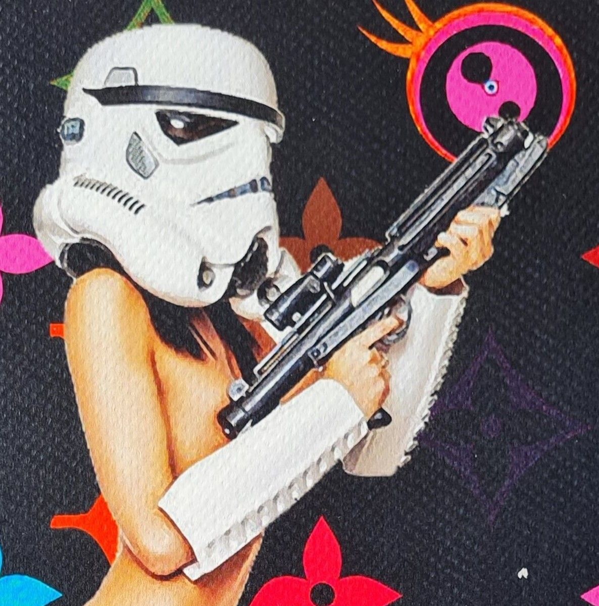 Death Nyc * Star Wars * 45 X 32 Cm * Signed * Limited * Certificate # XX/120 photo 900.0