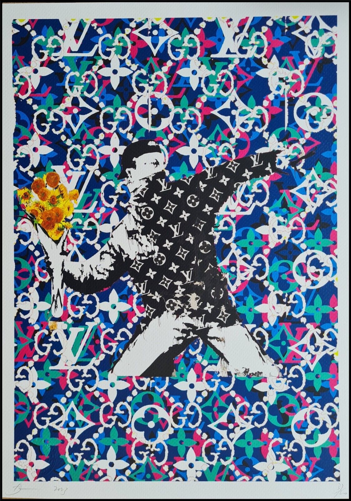 Death Nyc * Love Is In The.. * 45 X 32 Cm * Signed * Limited * Certificate
