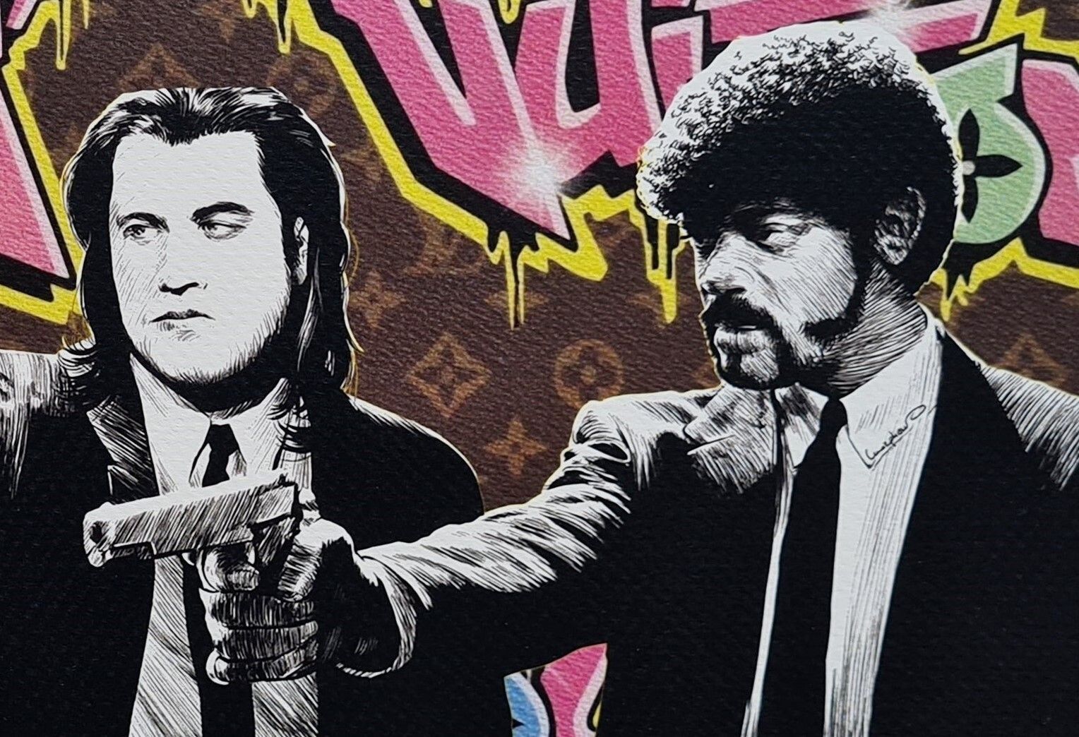 Death Nyc * Pulp Fiction * Signed * Limited * Certificate photo Art