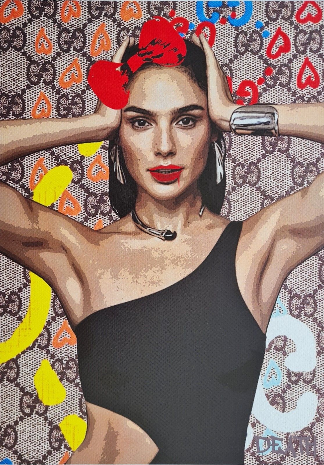 Death Nyc * Gal Gadot * 45 X 32 Cm * Signed * Limited * Certificate # XX/120 photo furniture