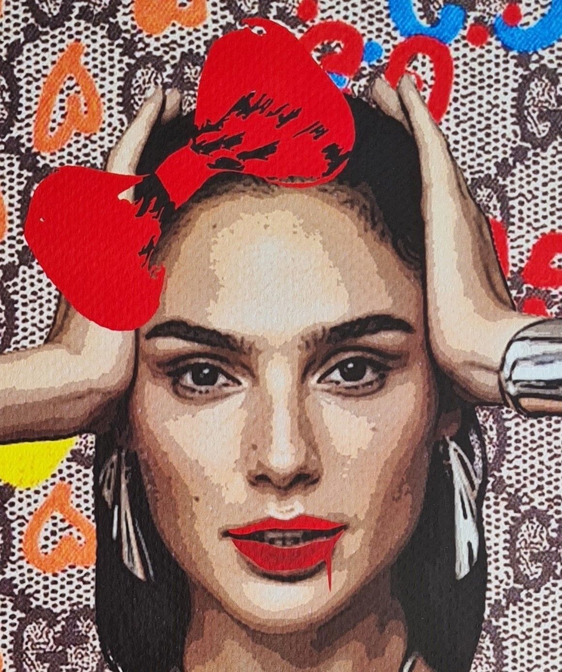 Death Nyc * Gal Gadot * 45 X 32 Cm * Signed * Limited * Certificate # XX/120 photo Art