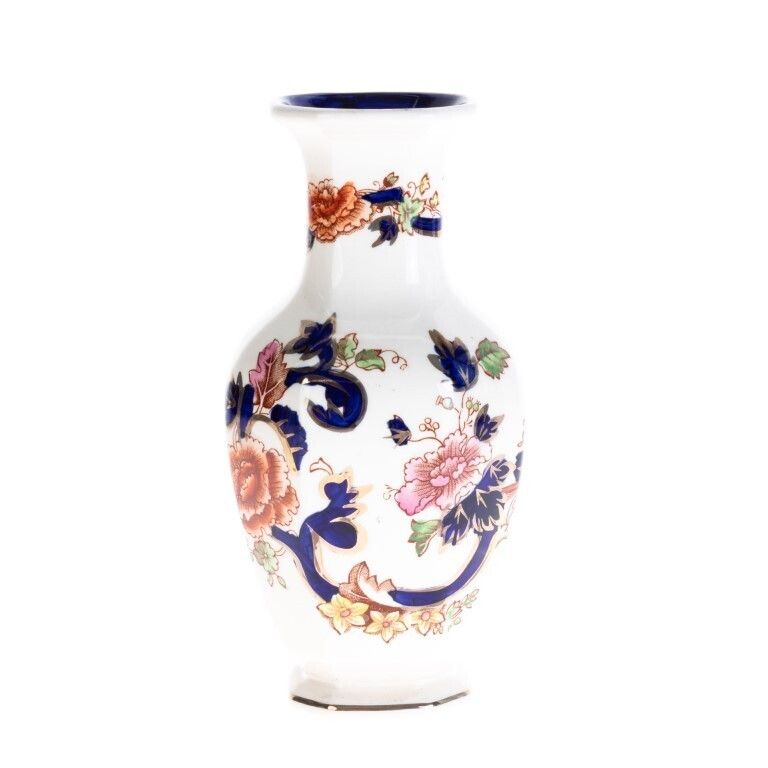Mason’s Ironstone Ceramic Pottery Imari Mandalay Palette Vase