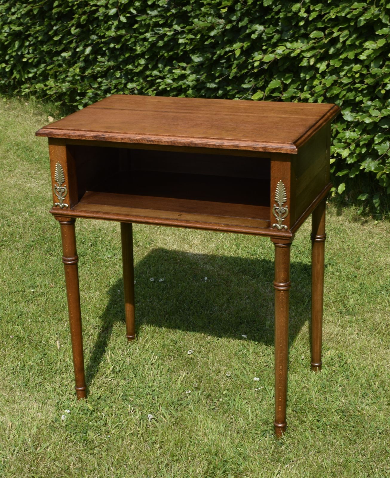 French Bedside Stand, 1920s, Beech