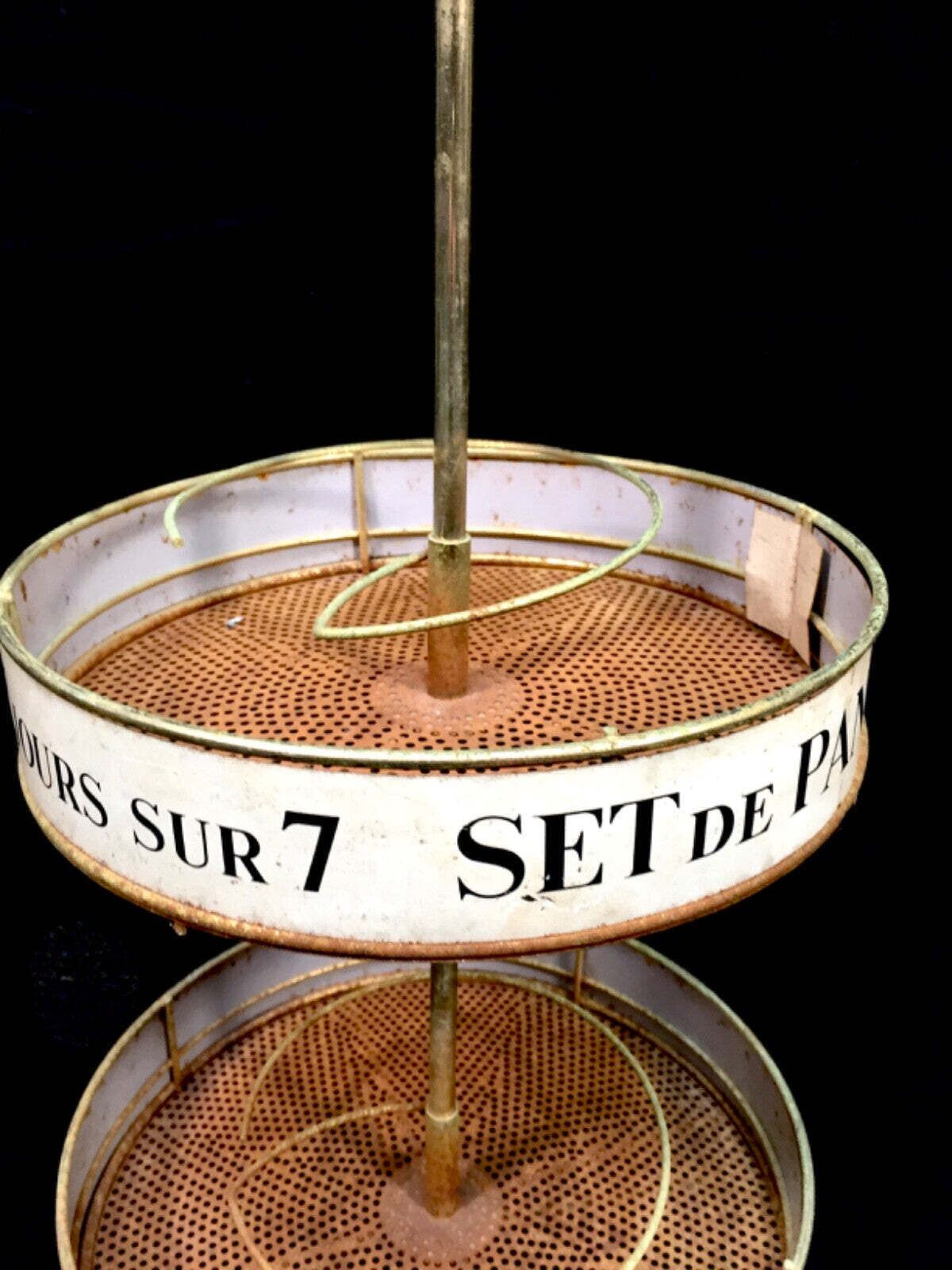Antique Advertising French Shop Display Rack For Pantene Cosmetics Stand Shelf photo for sale