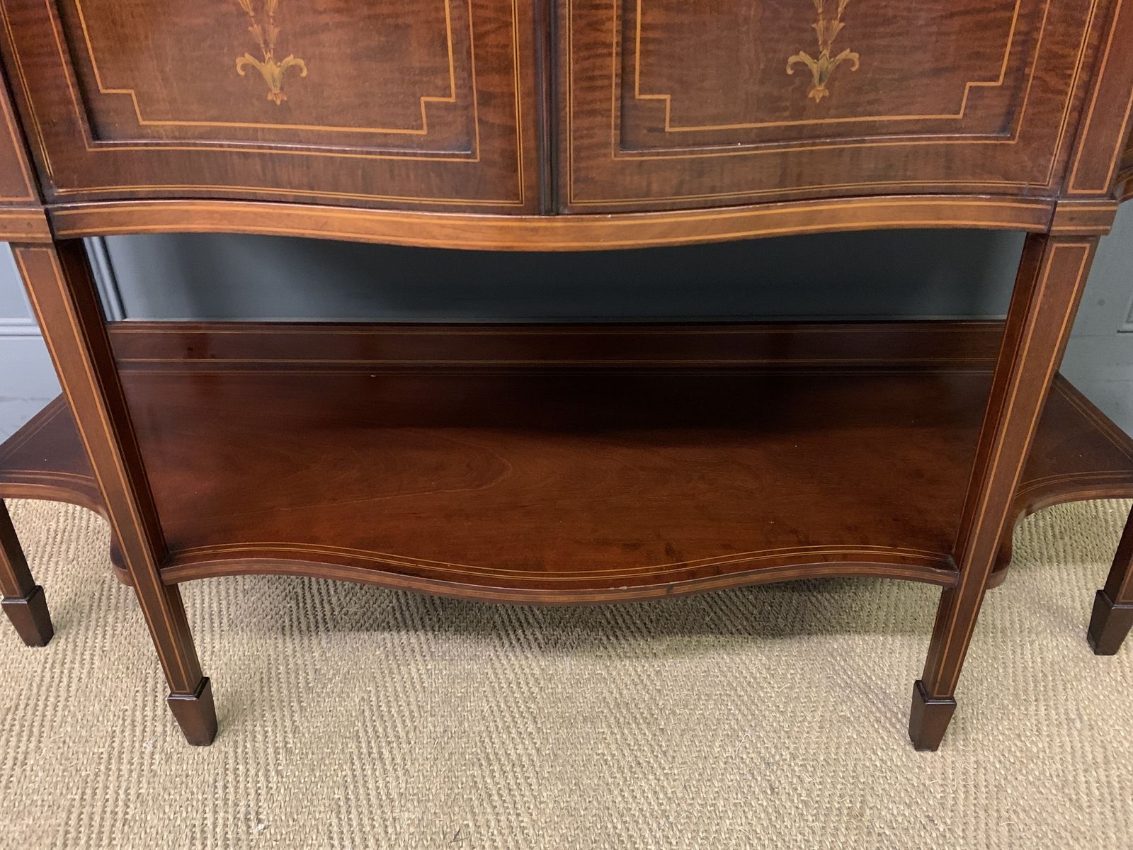 Maple & Co. Inlaid Mahogany Display Cabinet photo Furniture