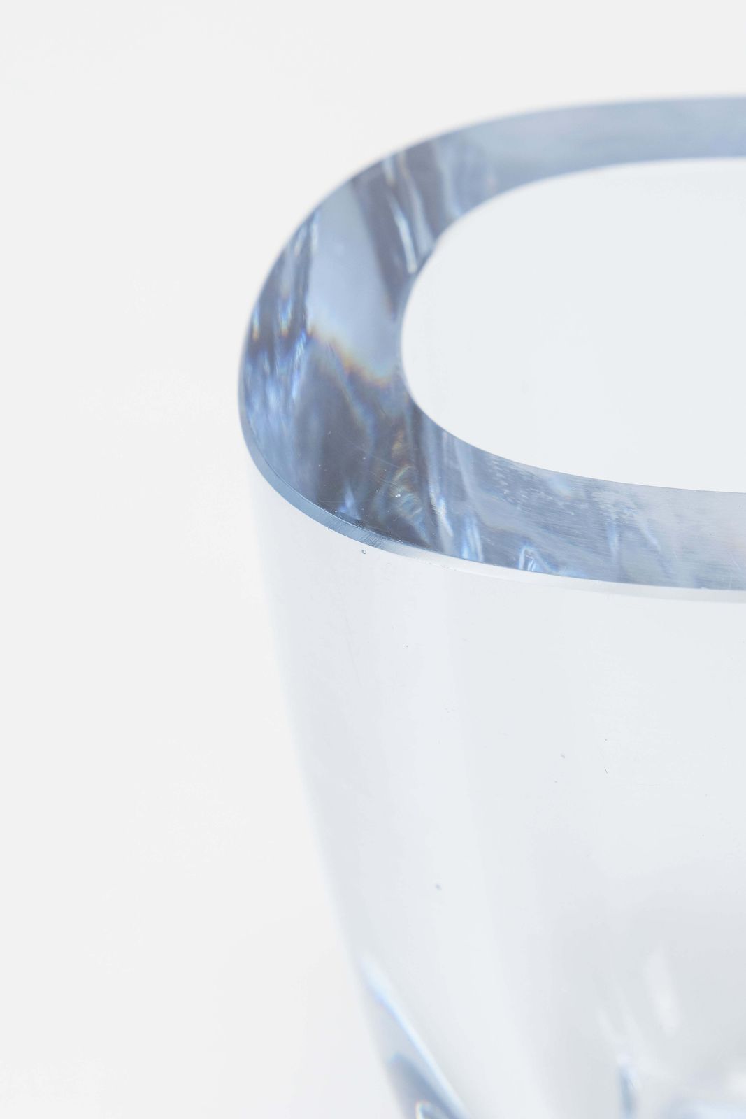 Asta Strömberg, Strömbergshyttan, Glass Vase, Sweden, 60s photo 157.0