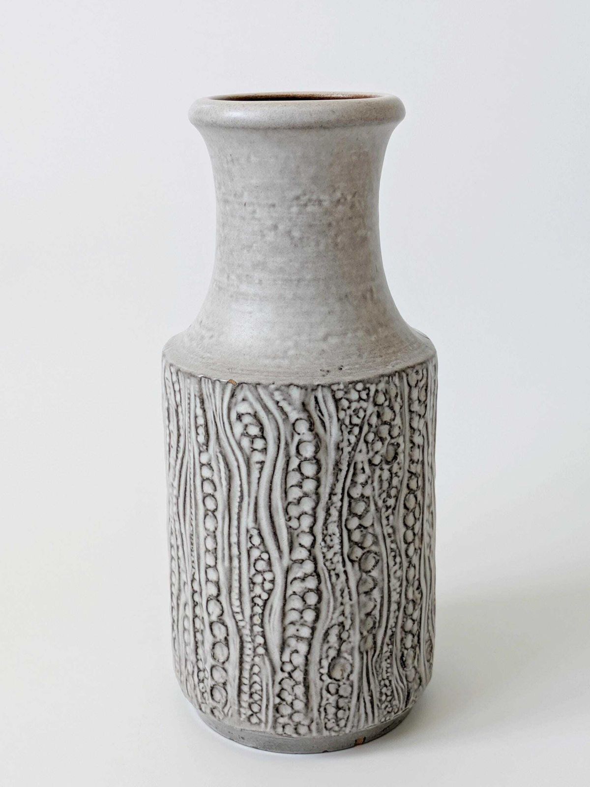 Midcentury Brutalist “Reptile” Vase By Dieter Peter For Carstens Tönnieshof, West Germany 1960s photo vinterior