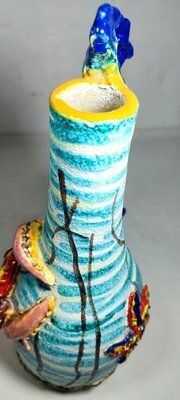 Ceramic Vase From Iama Albisola. Italy, 1970s photo 768.0