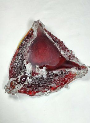 Glass Ashtray, Italy, 1980s photo vinterior
