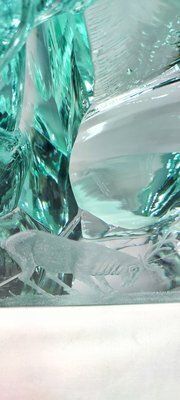 Crystal Sculpture By Vicke Lindstrand For Kosta. Sweden, 1960s photo 461.0