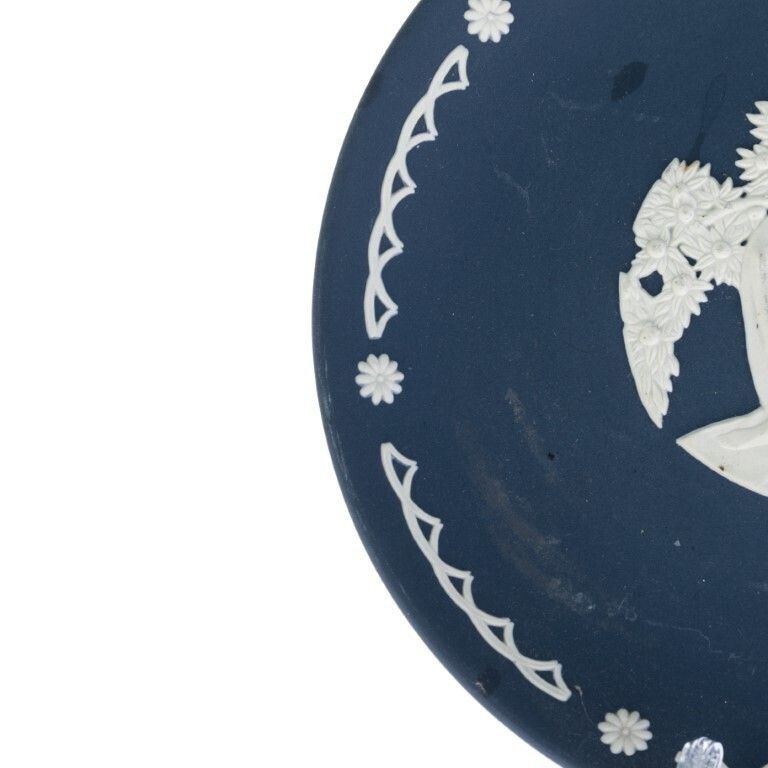 Wedgwood Portland Blue Jasperware Ceramic Porcelain Eve Wall Plaque Limited To 500 photo for sale
