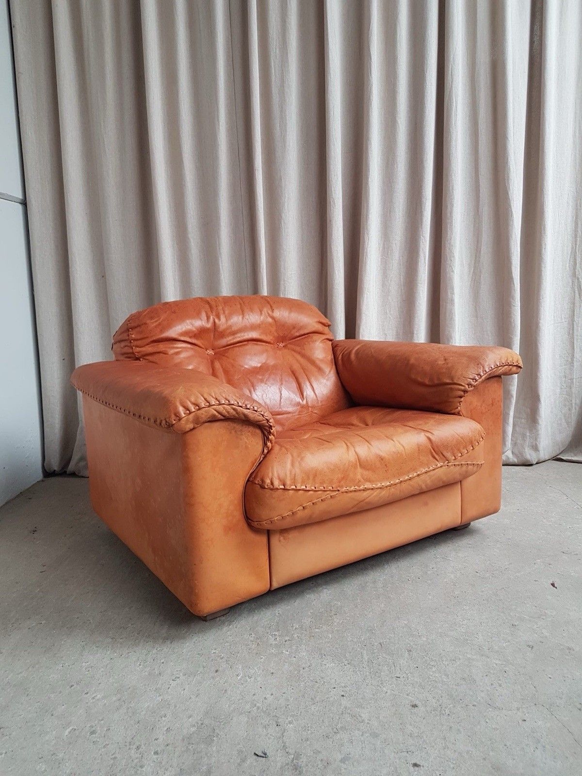 Vtg Rare Mid Century De Sede Ds101 James Bond Reclining Chair Scandi Retro R878 photo for sale