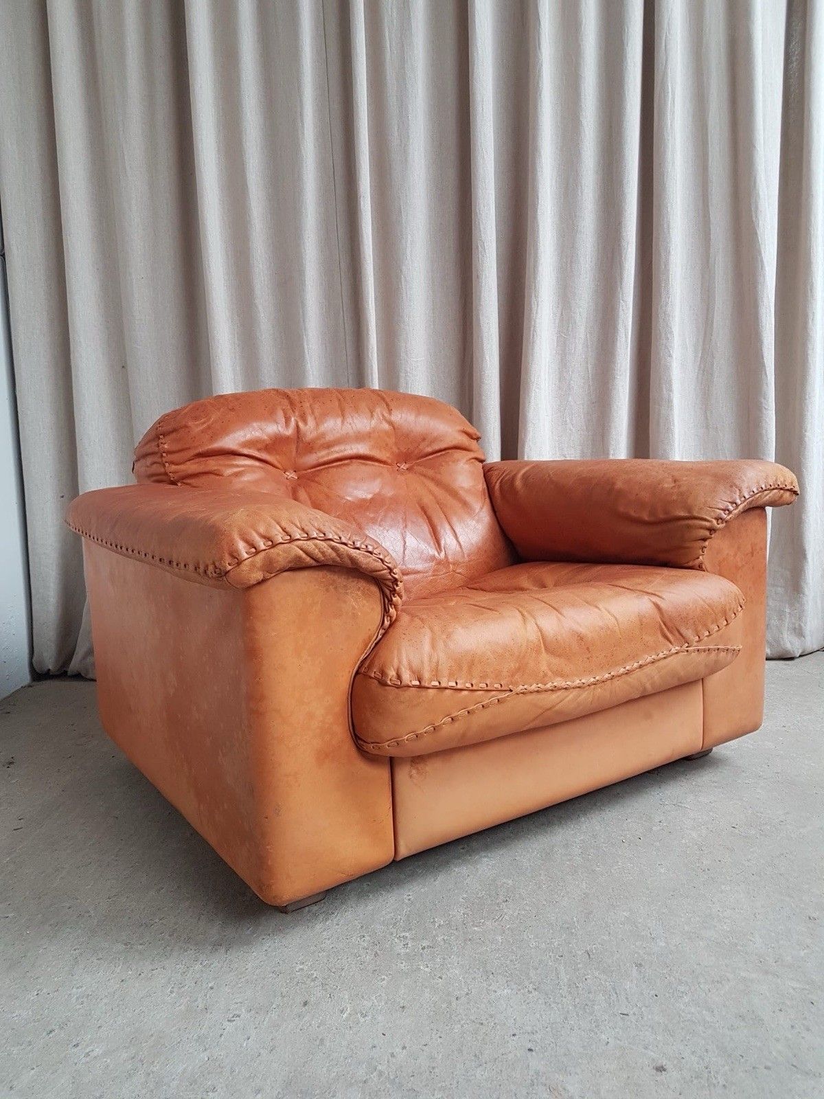Vtg Rare Mid Century De Sede Ds101 James Bond Reclining Chair Scandi Retro R878 photo Furniture