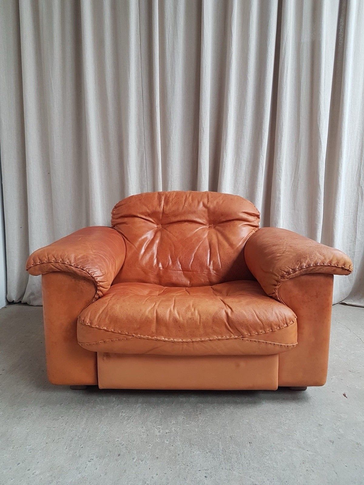 Vtg Rare Mid Century De Sede Ds101 James Bond Reclining Chair Scandi Retro R878 photo vintage