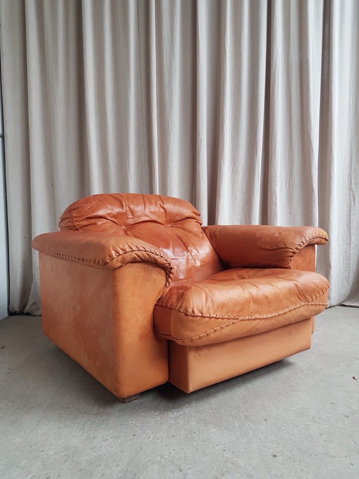 photo for sale Vtg Rare Mid Century De Sede Ds101 James Bond Reclining Chair Scandi Retro R878