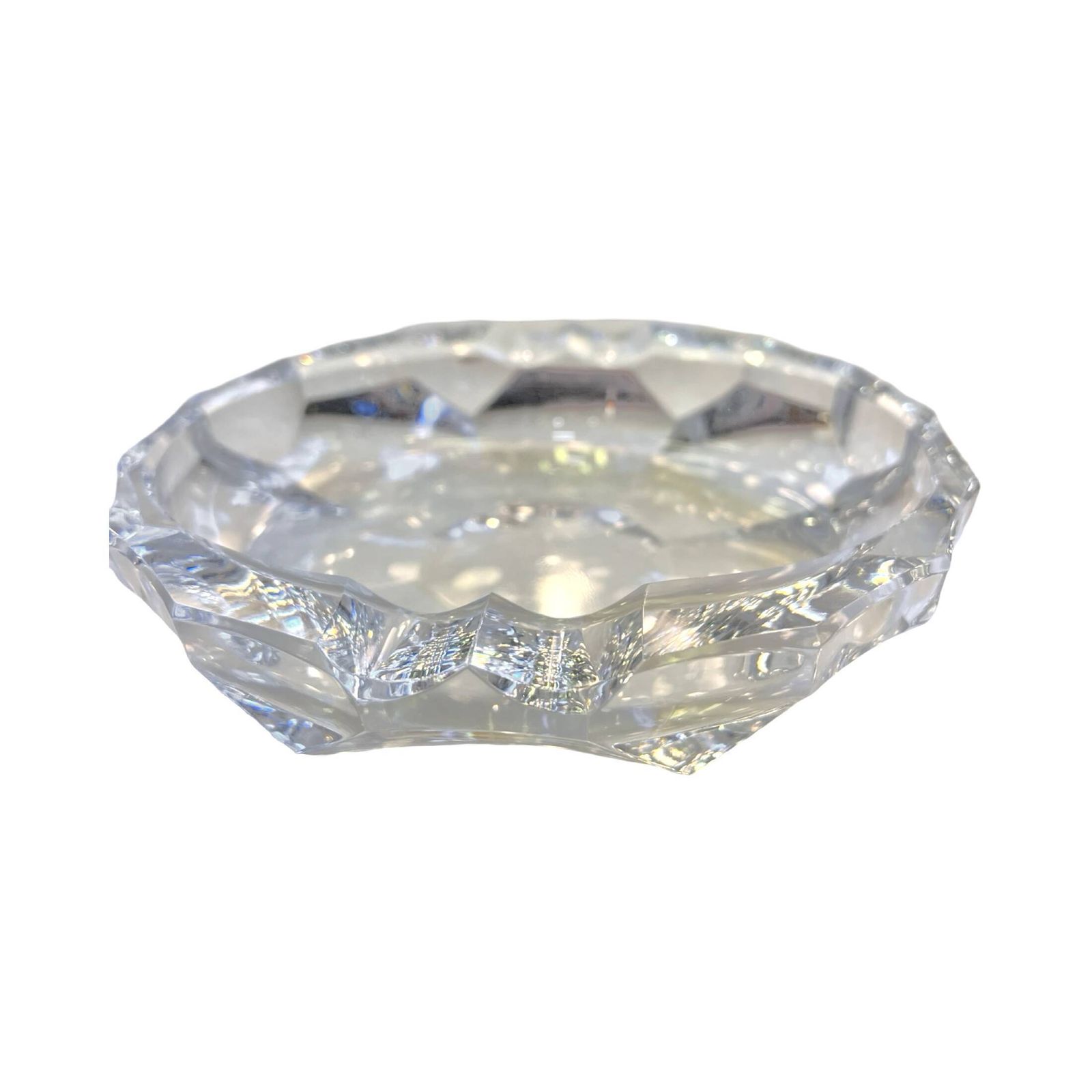 photo vinterior Jablonecke Sklarny Crystal Ashtray In Desna, Czechoslovakia, 1970s