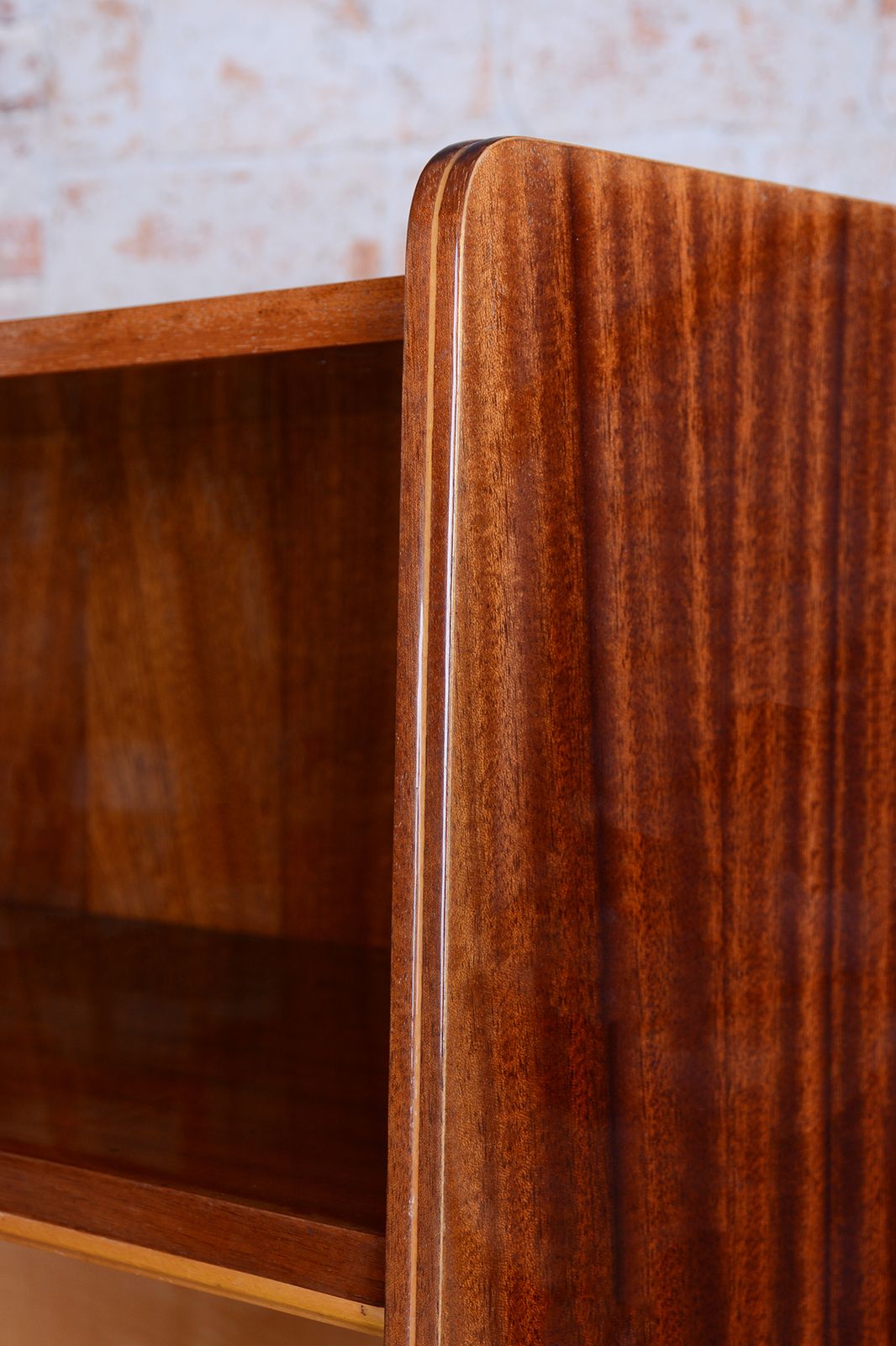 photo vinterior Original Mid Century Display Cabinet, By Nový Domov, Mahogany, Czech, 1950s