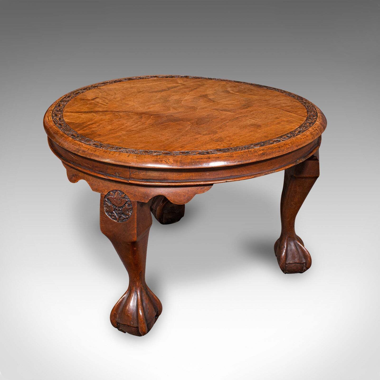 Low Antique Lamp Table, English, Afternoon Tea, Side, Wine, Victorian Circa 1890