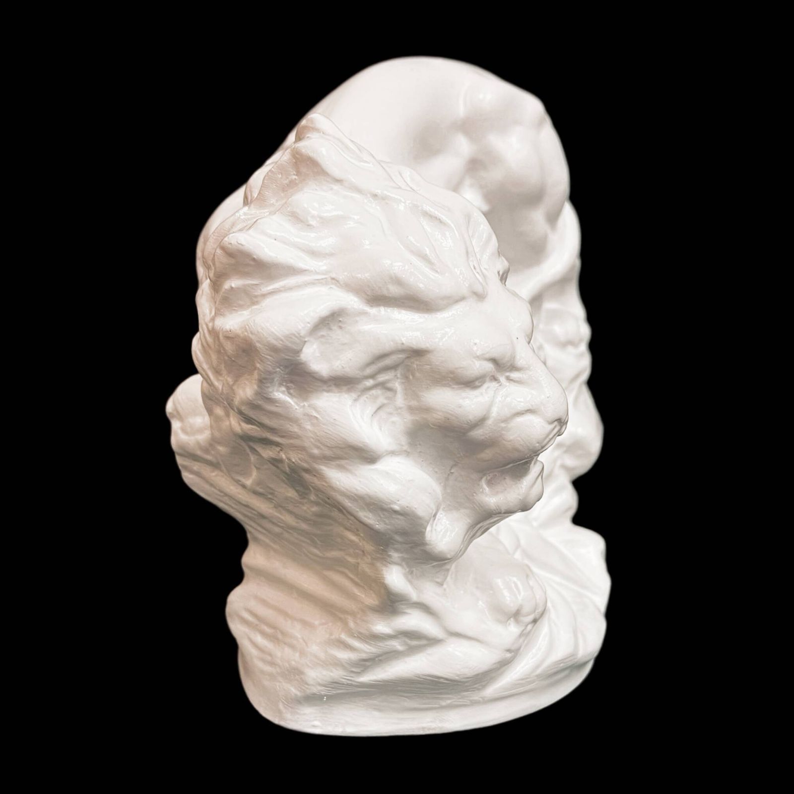 White Clay Lion, Czech Republic, Early 20th Century photo 316.0