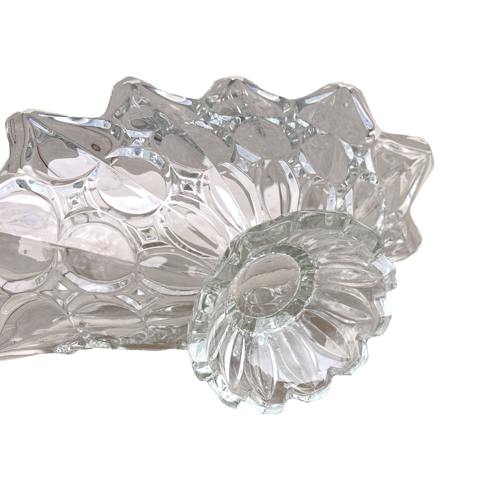 Bohemia Glass Planter/Tray, Czechoslovakia, 1970s photo Home Decor