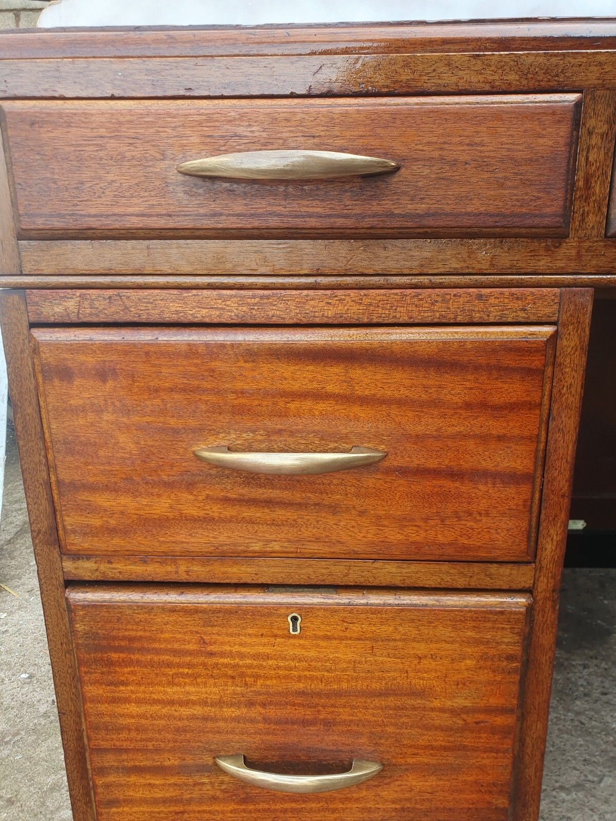photo for sale An Art Deco Mahogany Desk By H.Baldock And Sons Of Liverpool