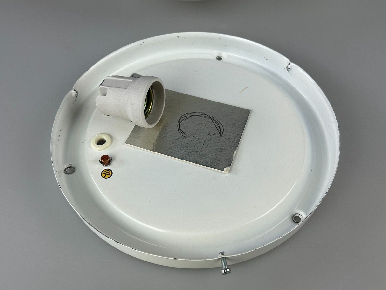 photo vintage 60s 70s Peill & Putzler Germany Plafoniere Ceiling Light Space Age Design