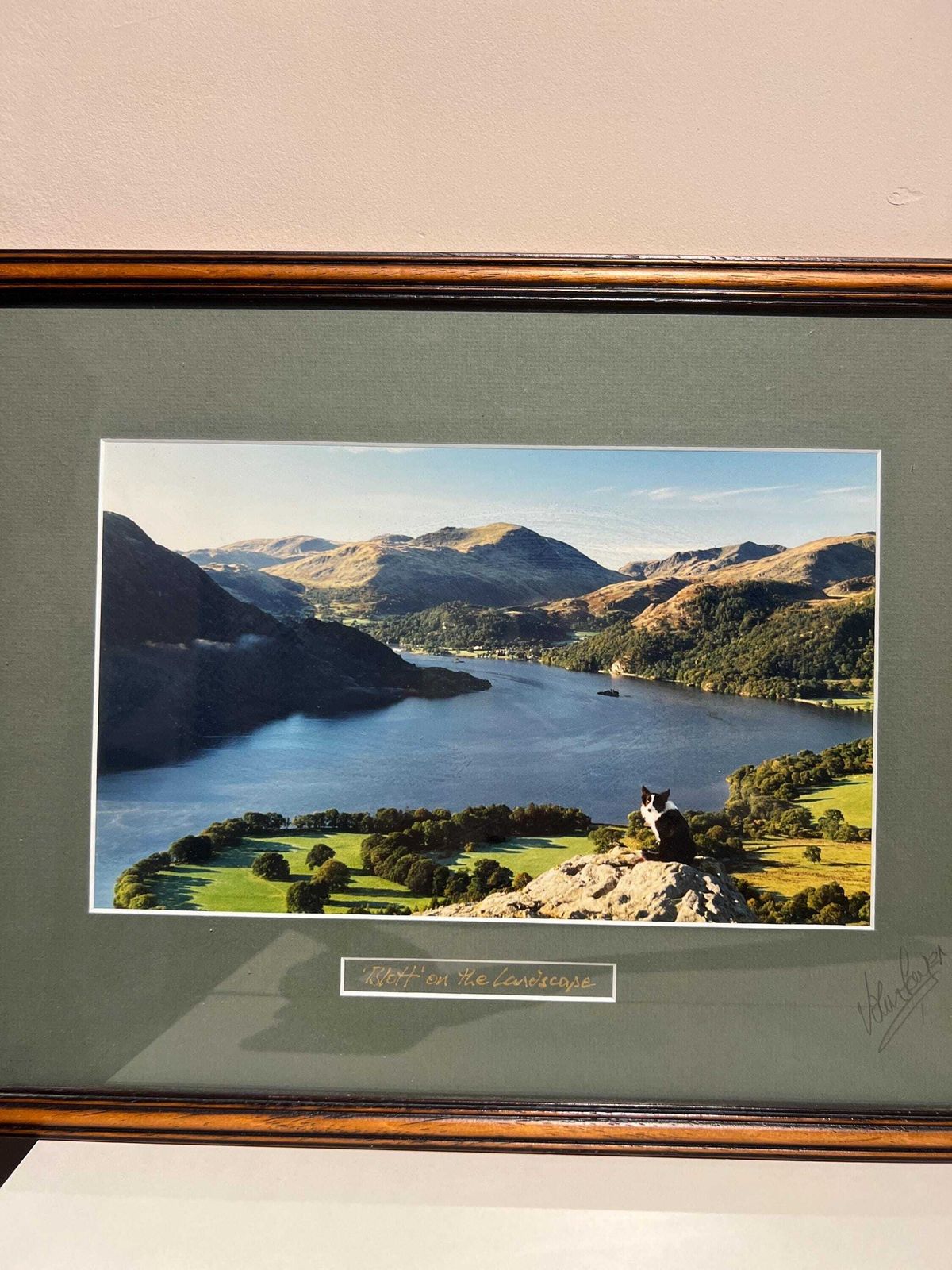 Set Of Two Signed Lake District Landscape Photographs By John Sayer photo for sale