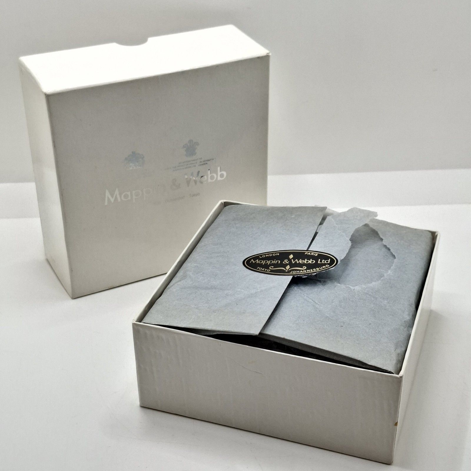 Mappin & Webb Playboy Club Paperweight Engraved Bunny Crystal Glass Boxed 1970s photo buy