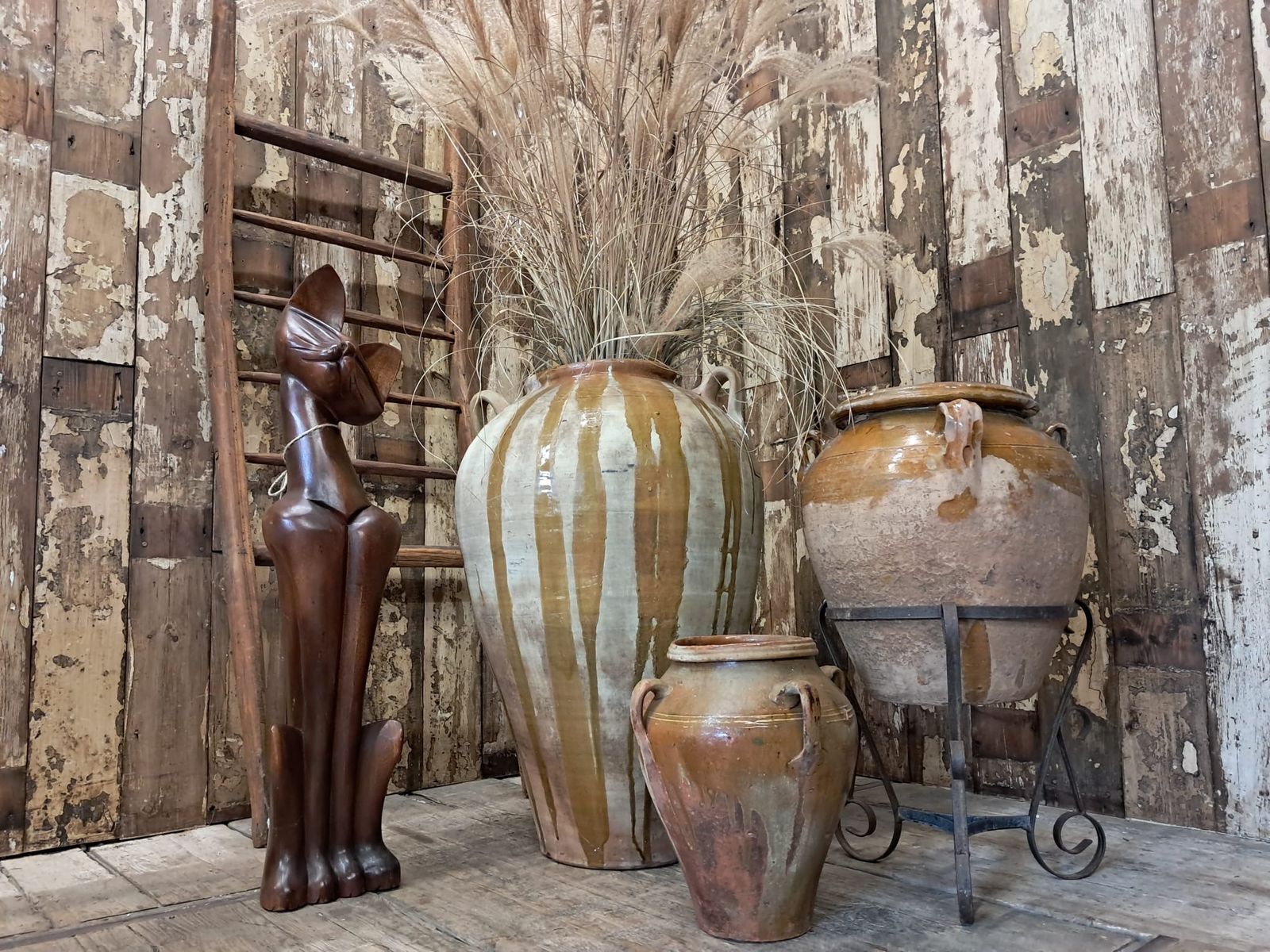 Small Spanish Olive Oil Pot, 19th Century photo furniture