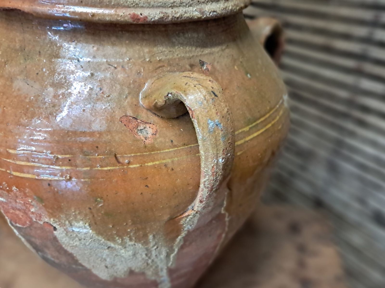 Small Spanish Olive Oil Pot, 19th Century photo for sale