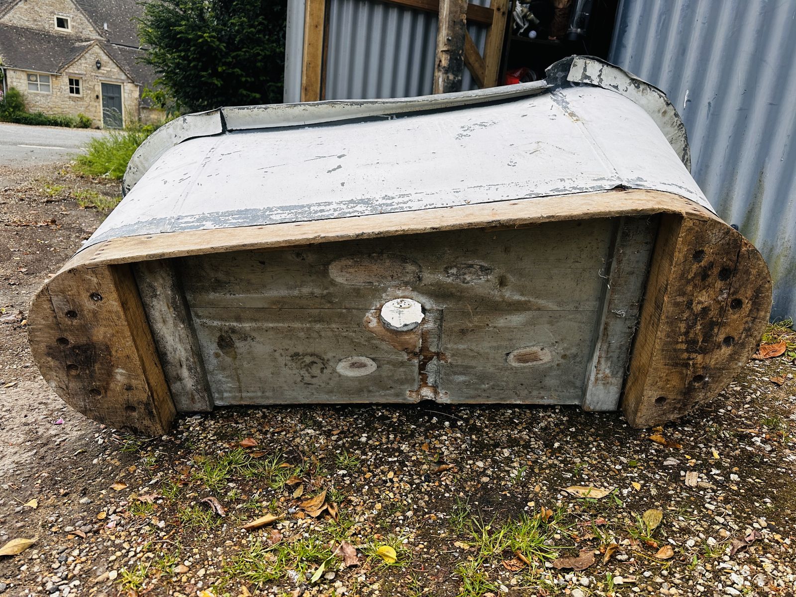 19th Century French Zinc Bath Tub photo for sale