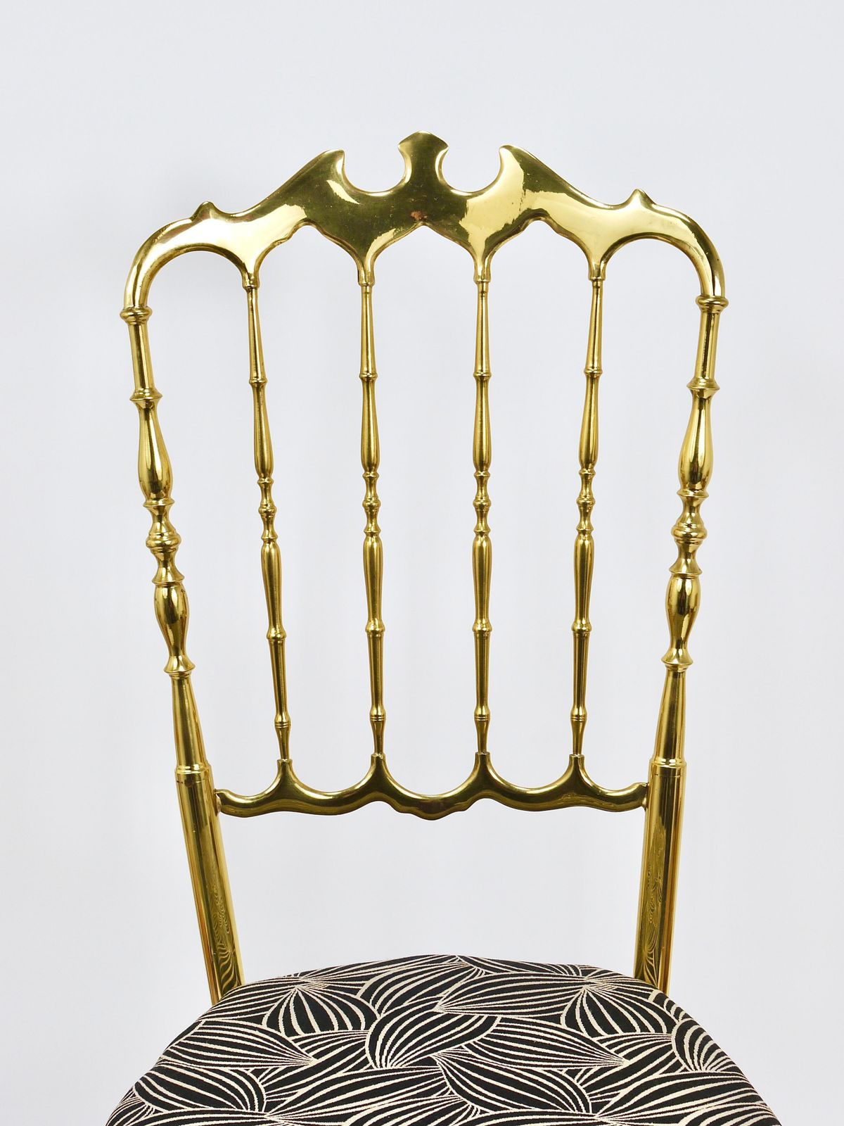 Chiavari Midcentury Brass Chair By Giuseppe Gaetano Descalzi, Italy, 1950s photo 886.0