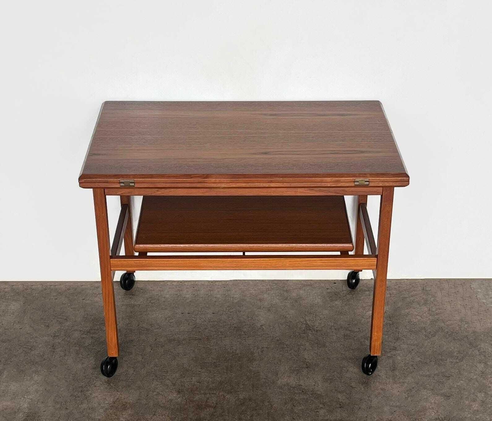 Rare Mid Century Danish Teak Bar Trolley By Andreas Hansen For Arrebo Mobler photo furniture