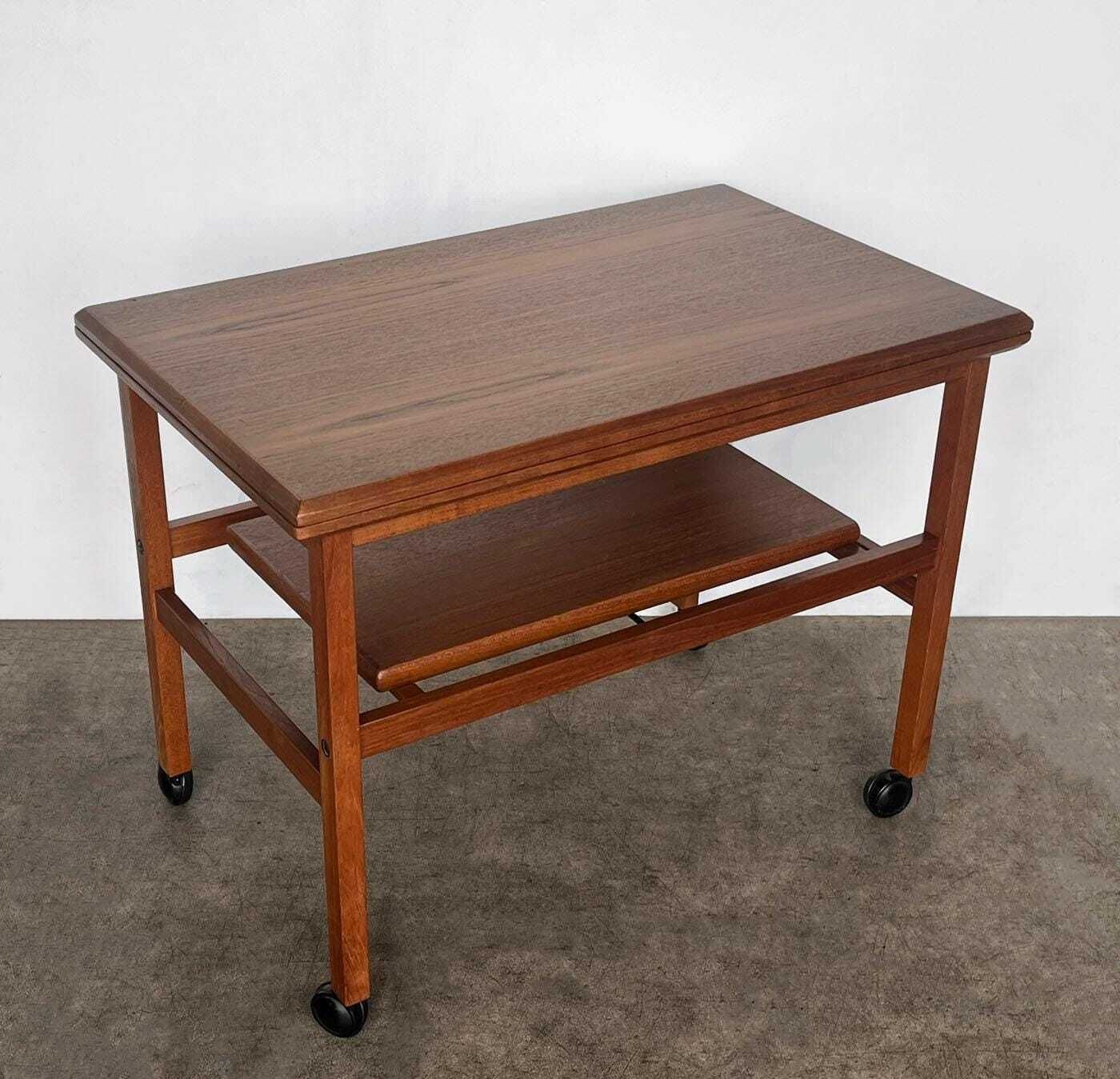 Rare Mid Century Danish Teak Bar Trolley By Andreas Hansen For Arrebo Mobler photo buy
