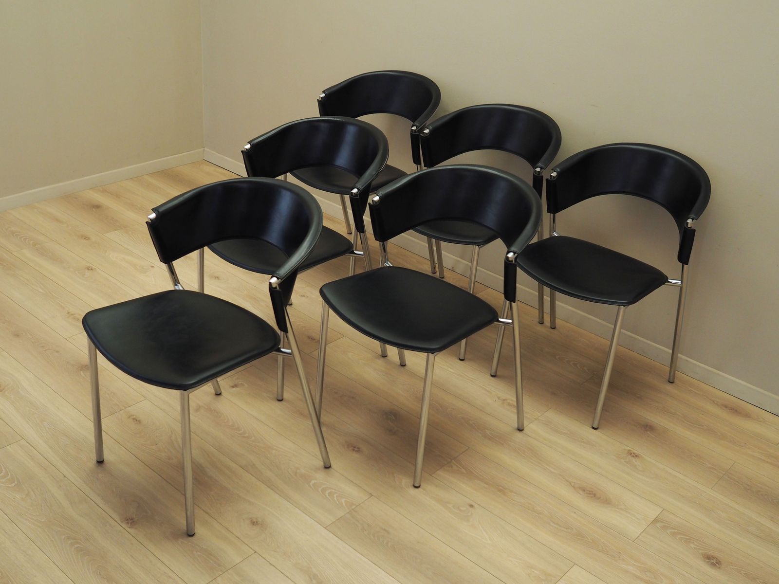 Set Of Six Chairs, Italian Design, 1980s, Manufacturer: Calligaris photo Furniture