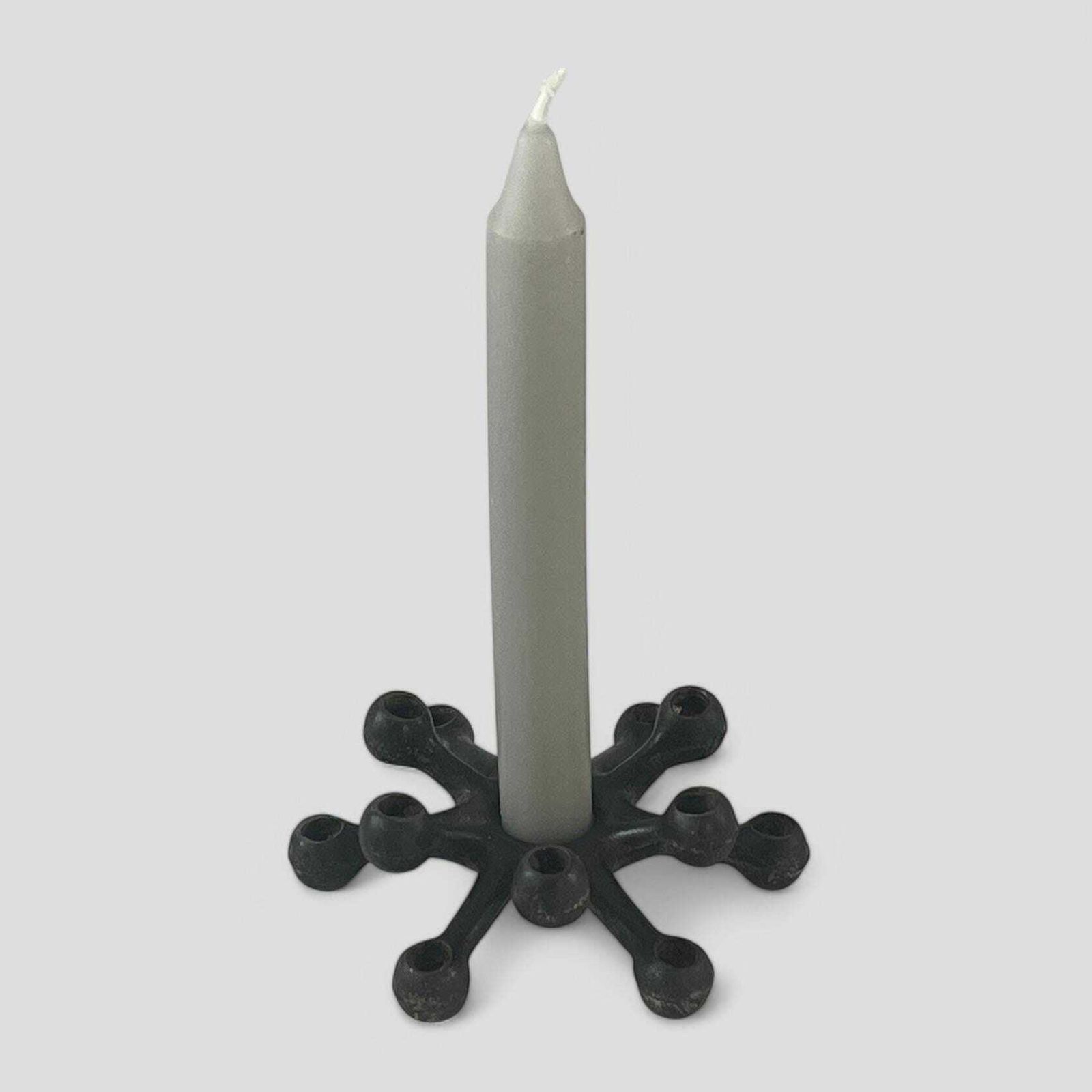 Mid Century Danish Black Cast Iron 'Spider' Candleholder By Jens Quistgaard For Dansk Design photo furniture