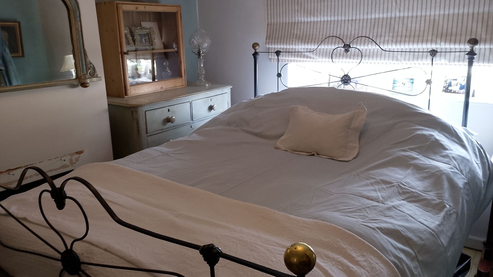 Cast Iron Bed Circa 1875. Made In Birmingham photo for sale