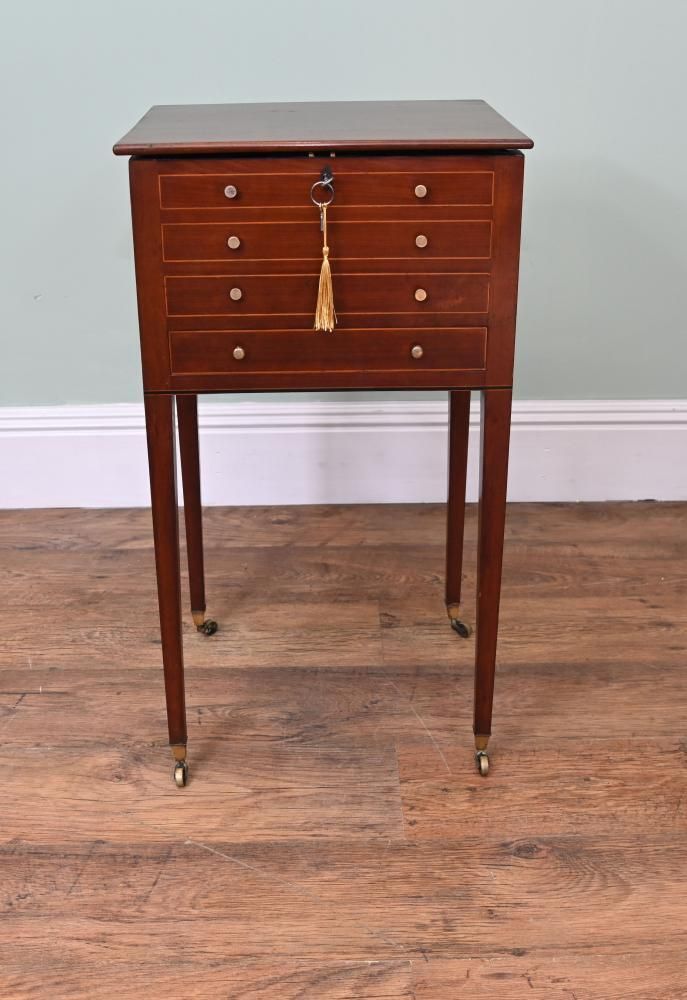 Victorian Collectors Cabinet Chest Mahogany Display 1880 photo 1250.0
