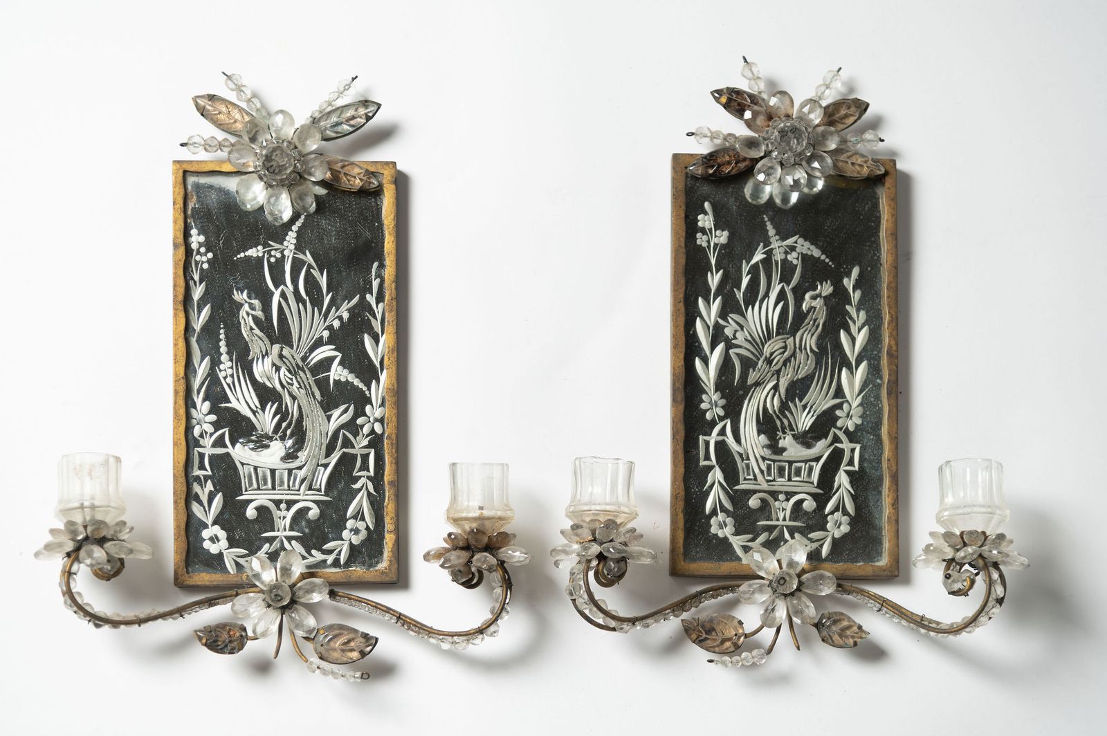 Pair Of Maison Baguès Sconces, Early 20th Century