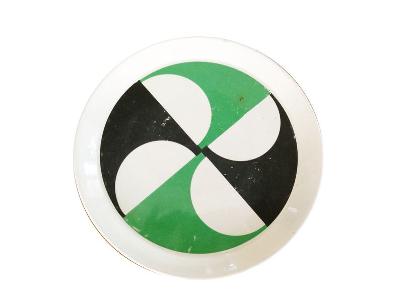 Ceramic Plates By Gio Ponti For Franco Pozzi, 1960s, Set Of 2 photo 950.0
