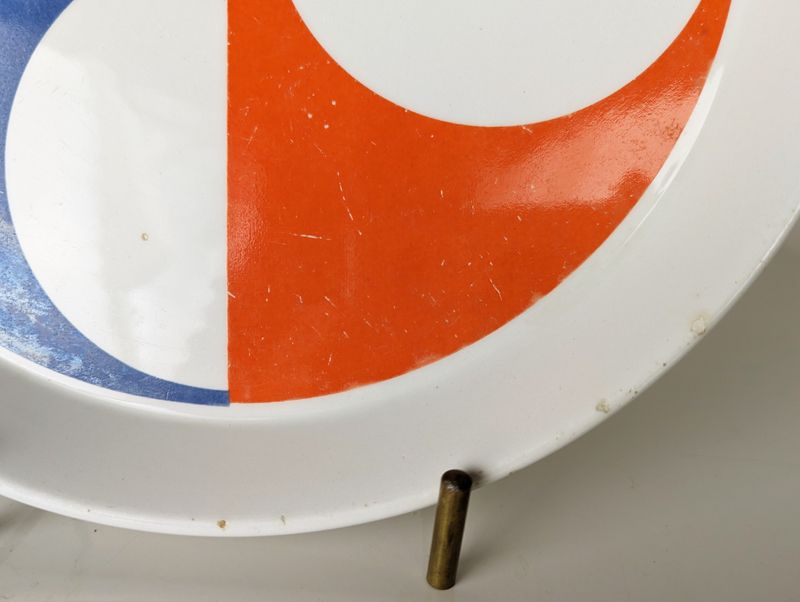 photo furniture Ceramic Plates By Gio Ponti For Franco Pozzi, 1960s, Set Of 2