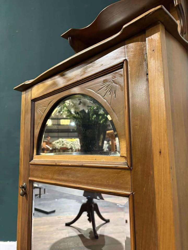 Edwardian Satinwood Music Cabinet photo Furniture