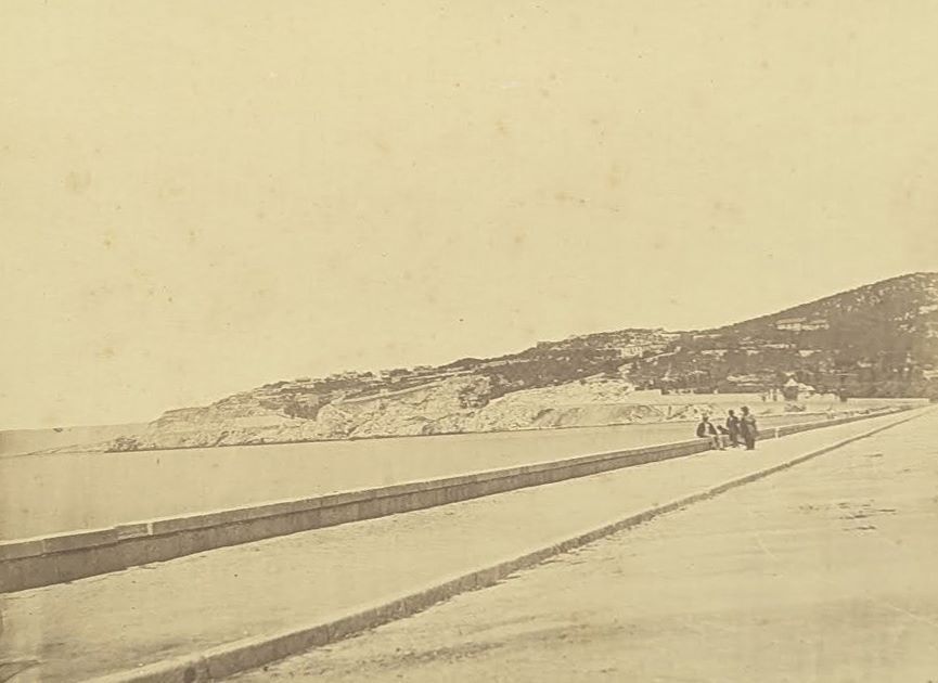 Adolphe Terris (1826–1899) Major Works Of Marseille – Chemin De La Corniche View Of The Promenade By The Sea, Circa 1863–1865 photo furniture