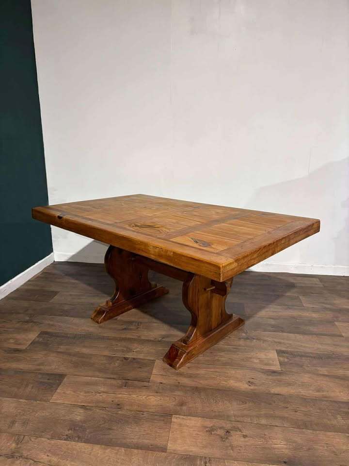 Original Mexican Pine Dining Table photo furniture