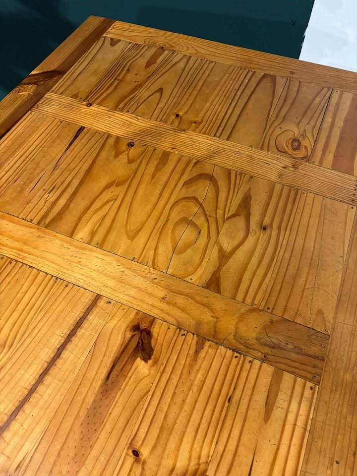 Original Mexican Pine Dining Table photo for sale