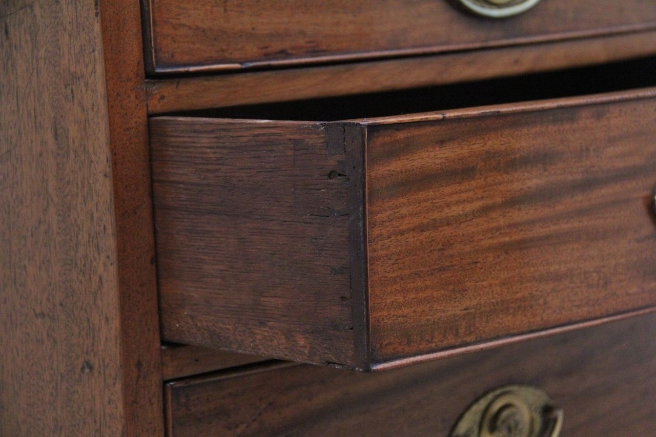 19th Century Mahogany Bowfront Chest photo 1950.0