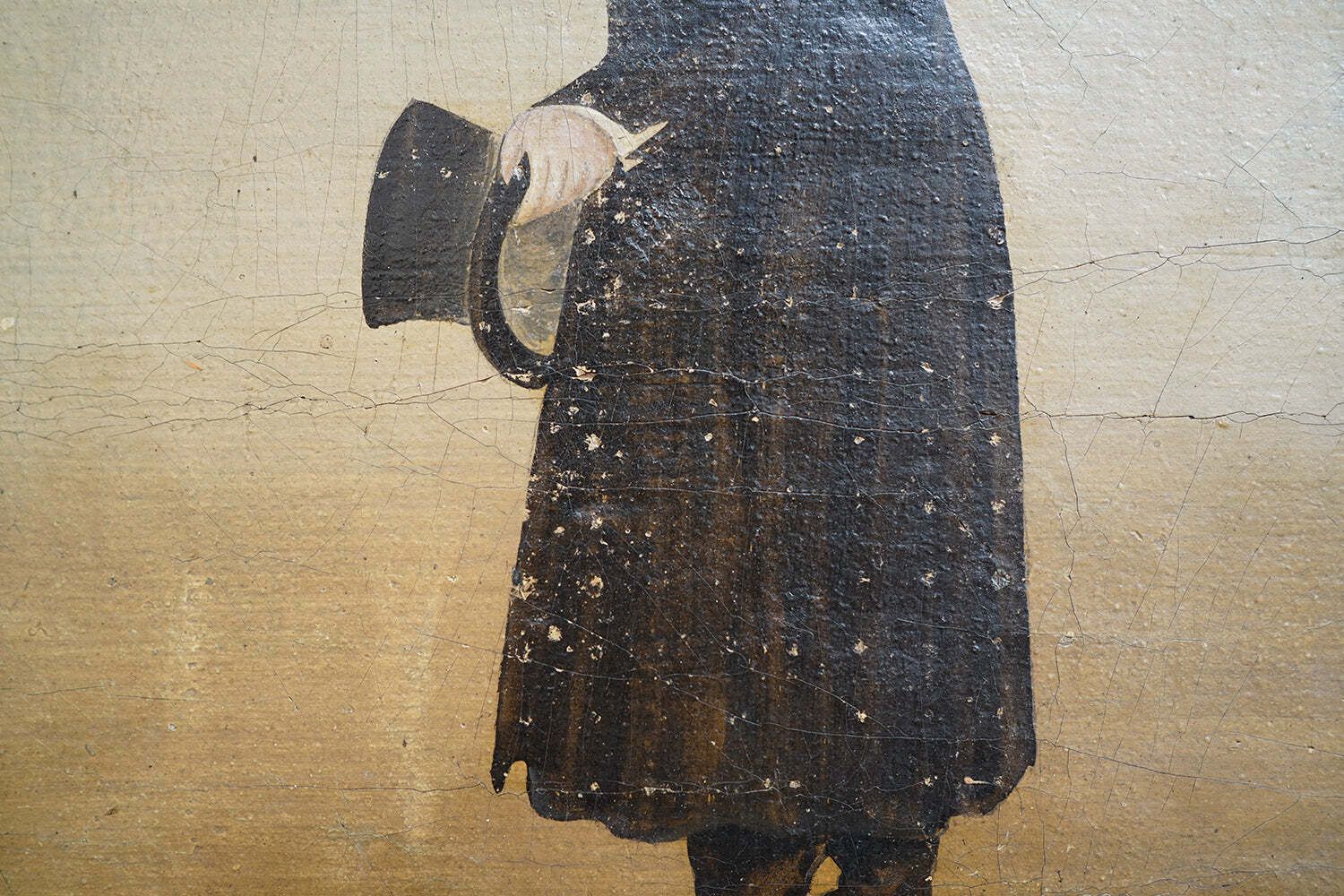 An Early 19thc Naïve School Oil Portrait Of A Gentleman C.1830 photo vinterior