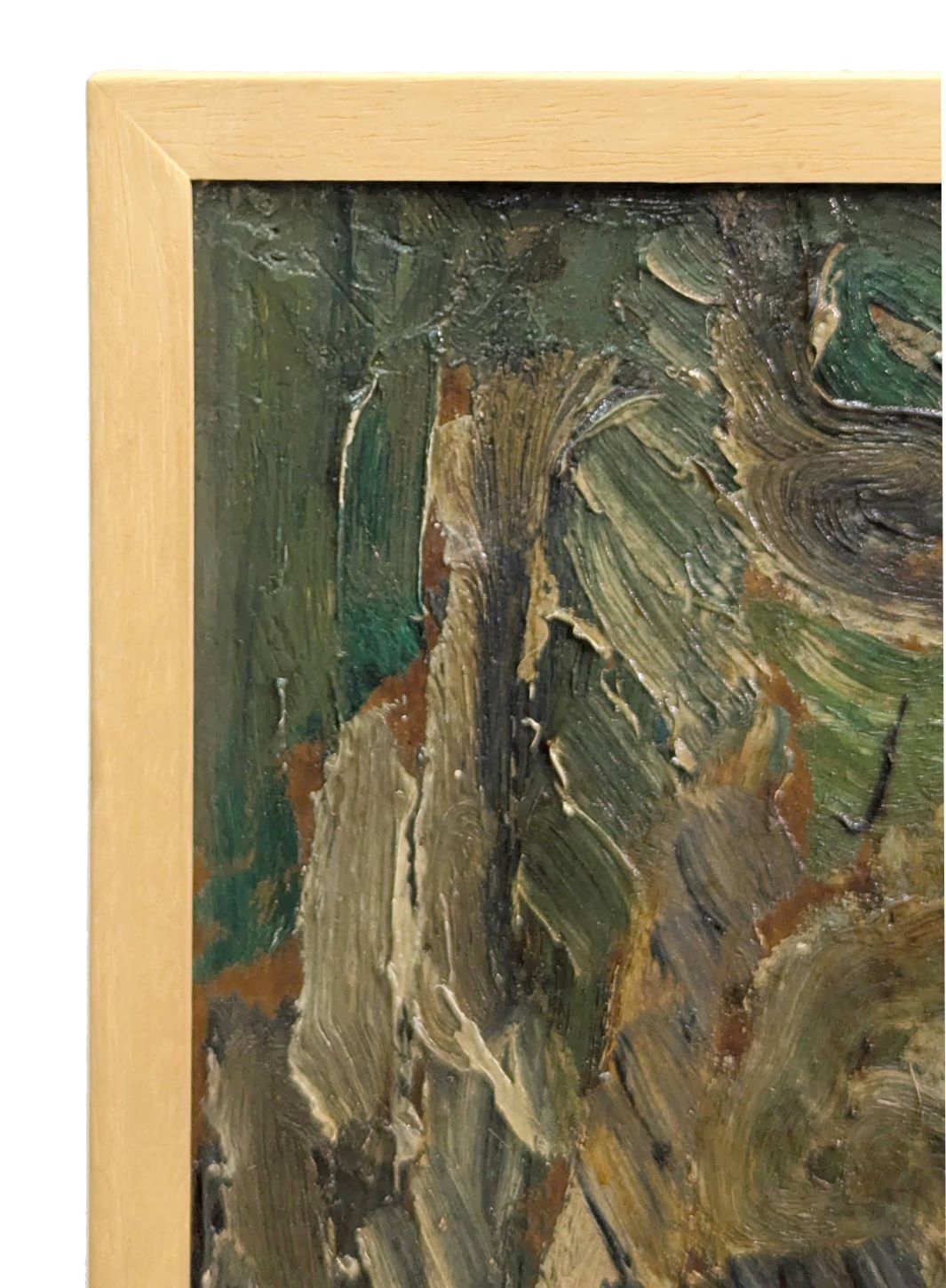 Richard Mandin – Oil On Hardboard Dated 1952, Park Scene photo 1580.0