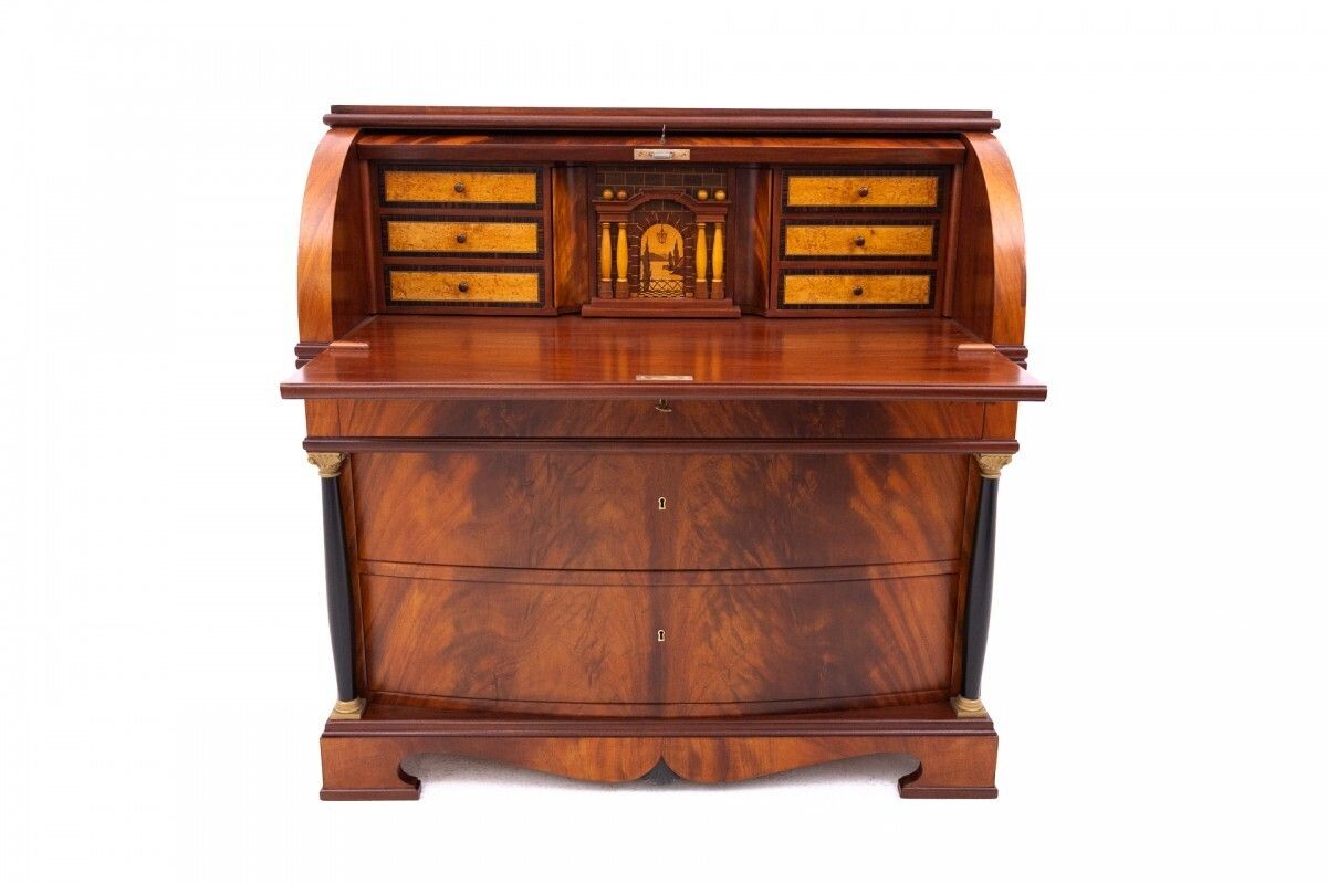 Antique Bureau With Storage Compartments, Northern Europe, Ca. 1880. After Renovation.